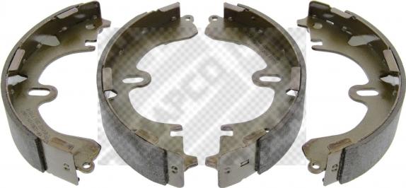 Mapco 8550 - Комплект тормозных колодок, барабанные abcparts.ee