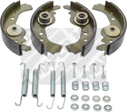 Mapco 8027/1 - Комплект тормозных колодок, барабанные abcparts.ee