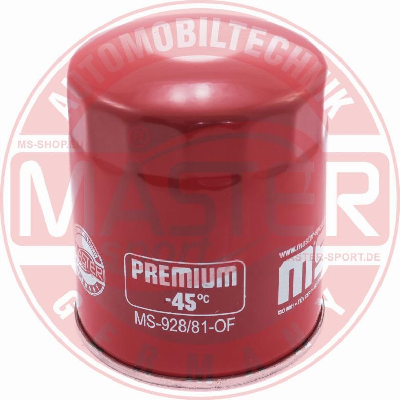 MASTER-SPORT 928/81-OF-PCS-MS - Масляный фильтр abcparts.ee