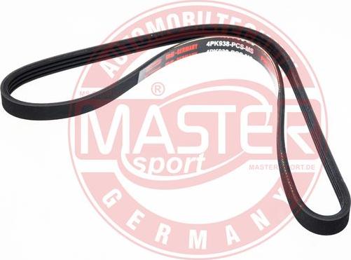 MASTER-SPORT 4PK938-PCS-MS - Поликлиновой ремень abcparts.ee