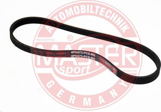 MASTER-SPORT 4PK673-PCS-MS - Поликлиновой ремень abcparts.ee