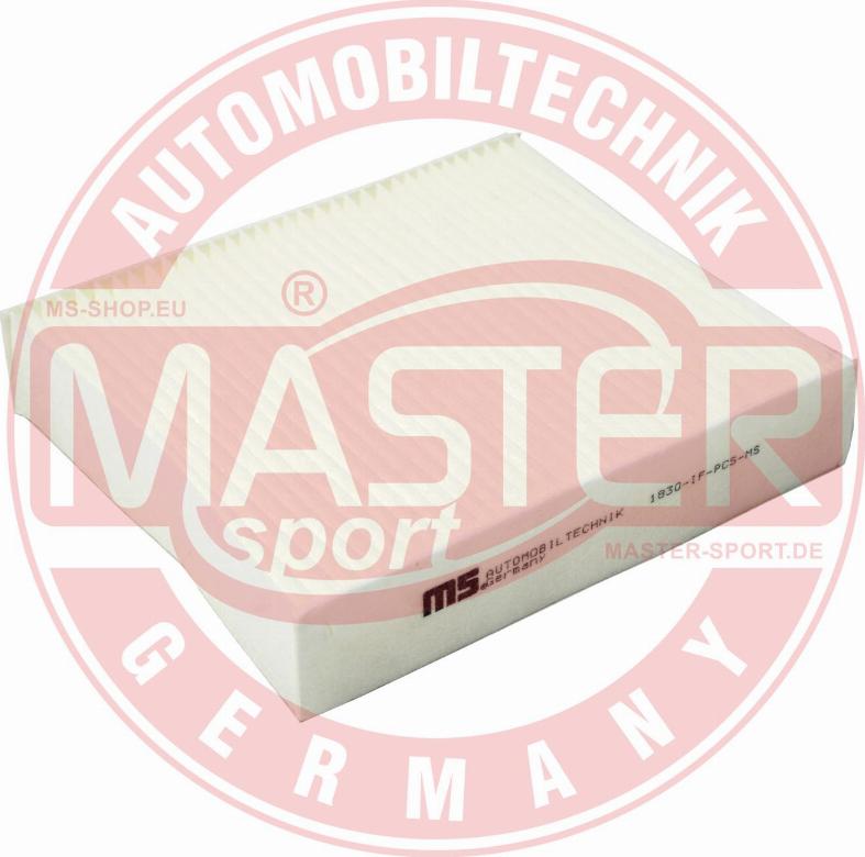 MASTER-SPORT 1830-IF-PCS-MS - Фильтр воздуха в салоне abcparts.ee
