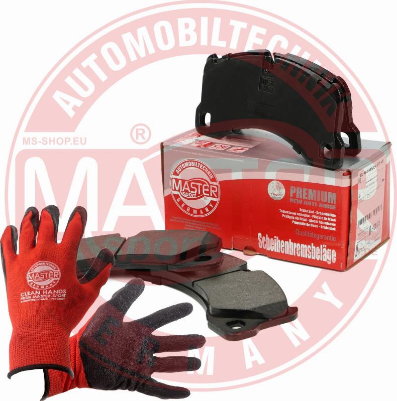 MASTER-SPORT 13046048522N-SET-MSP - Тормозные колодки, дисковые, комплект abcparts.ee