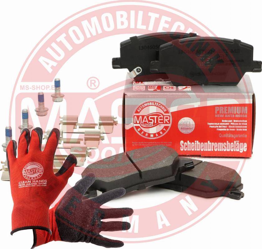 MASTER-SPORT 13046056792N-SET-MSP - Тормозные колодки, дисковые, комплект abcparts.ee