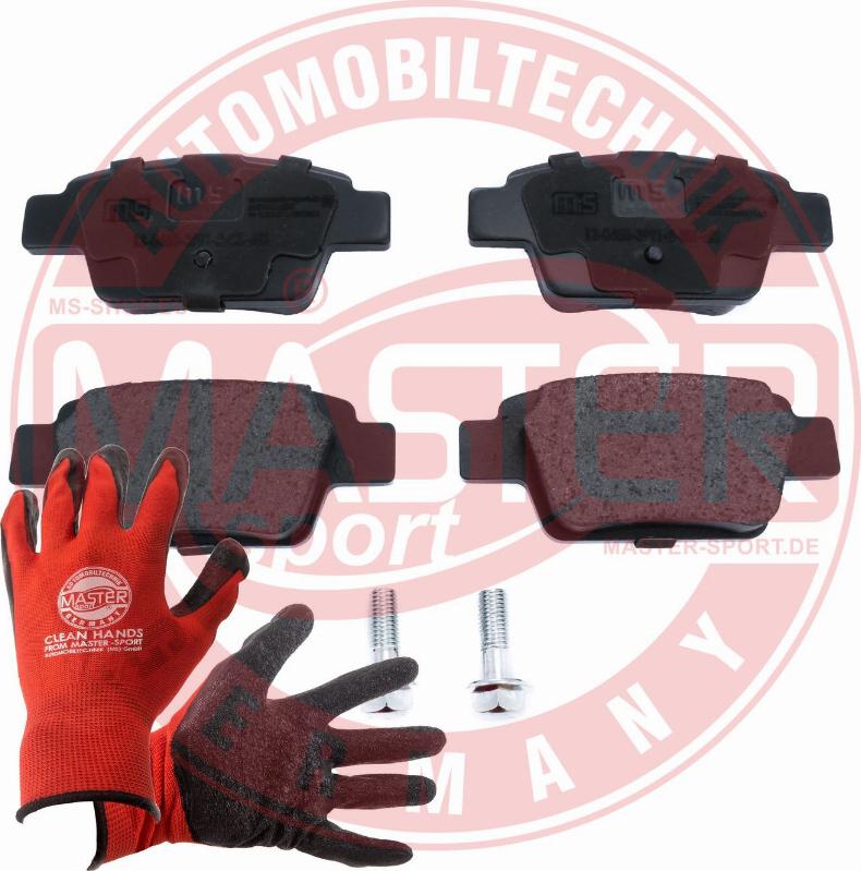 MASTER-SPORT 13046039912N-SET-MSP - Тормозные колодки, дисковые, комплект abcparts.ee