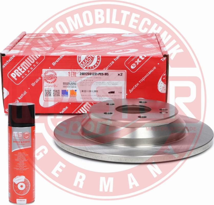 MASTER-SPORT 24012001231-PCS-MSP - Тормозной диск abcparts.ee