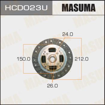 MASUMA HCD023U - Диск сцепления, фрикцион abcparts.ee