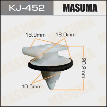 MASUMA KJ-452 - Зажим, клипса, молдинг abcparts.ee