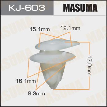 MASUMA KJ-603 - Зажим, клипса, молдинг abcparts.ee