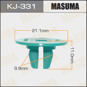 MASUMA KJ-331 - Зажим, клипса, молдинг abcparts.ee
