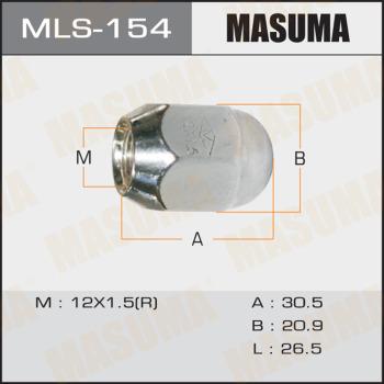 MASUMA MLS-154 - Гайка крепления колеса abcparts.ee