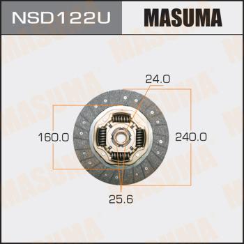 MASUMA NSD122U - Диск сцепления, фрикцион abcparts.ee