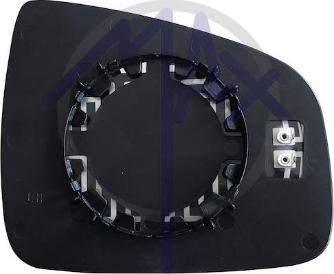 MAX MDL124-L - Зеркальное стекло, наружное зеркало abcparts.ee