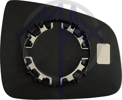 MAX MDL125-L - Зеркальное стекло, наружное зеркало abcparts.ee