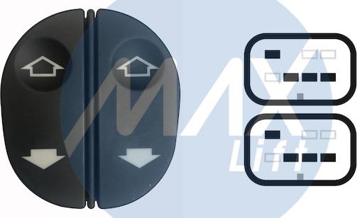 MAX SFD104 - Выключатель, стеклоподъемник abcparts.ee