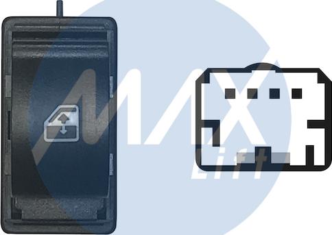 MAX SFT106 - Выключатель, стеклоподъемник abcparts.ee