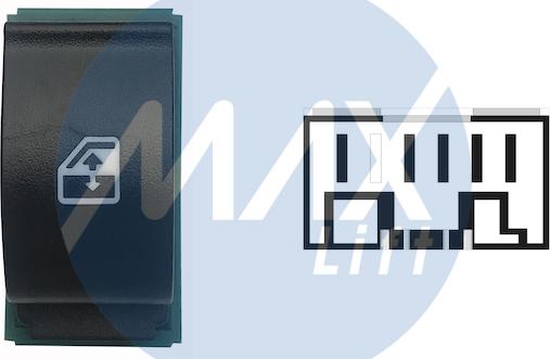 MAX SFT101 - Выключатель, стеклоподъемник abcparts.ee