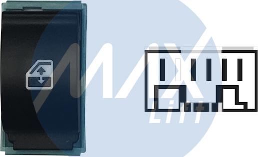 MAX SFT124 - Выключатель, стеклоподъемник abcparts.ee