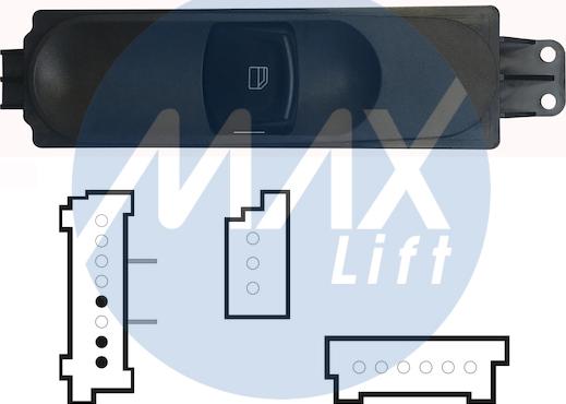 MAX SMB106 - Выключатель, стеклоподъемник abcparts.ee