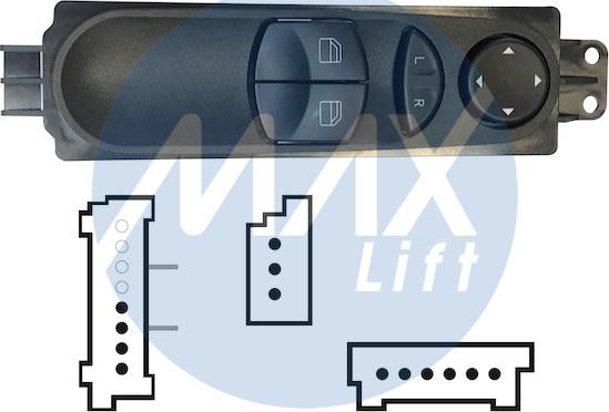 MAX SMB103 - Выключатель, стеклоподъемник abcparts.ee