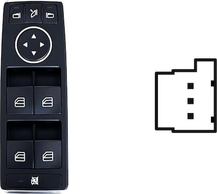 MAX SMB117 - Выключатель, стеклоподъемник abcparts.ee