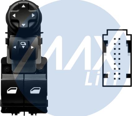MAX SPG115 - Выключатель, стеклоподъемник abcparts.ee
