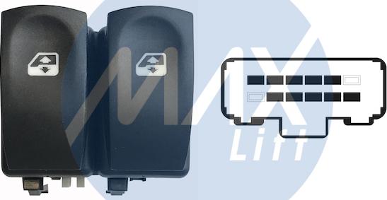 MAX SRN108 - Выключатель, стеклоподъемник abcparts.ee