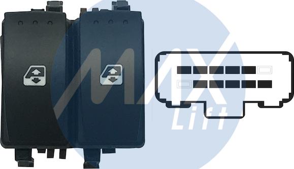 MAX SRN117 - Выключатель, стеклоподъемник abcparts.ee