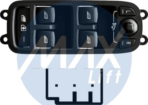 MAX SVL100 - Выключатель, стеклоподъемник abcparts.ee