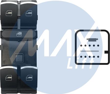 MAX SVW125 - Выключатель, стеклоподъемник abcparts.ee