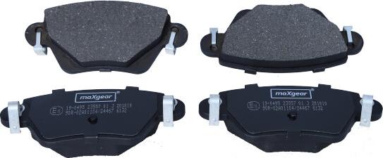 Maxgear 19-0495 - Тормозные колодки, дисковые, комплект abcparts.ee