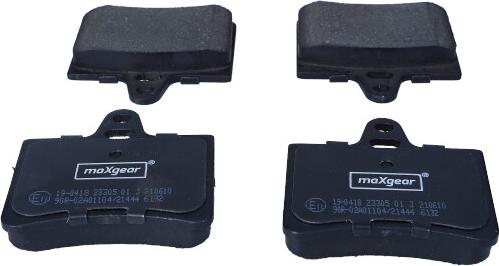 Maxgear 19-0418 - Тормозные колодки, дисковые, комплект abcparts.ee