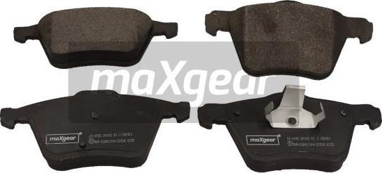 Maxgear 19-1092 - Тормозные колодки, дисковые, комплект abcparts.ee