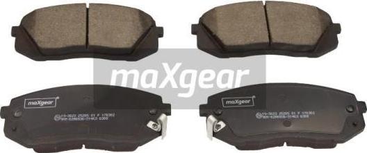 Maxgear 19-3023 - Тормозные колодки, дисковые, комплект abcparts.ee