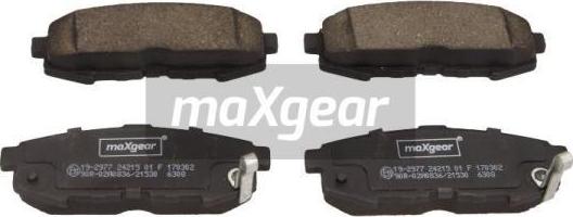 Maxgear 19-2977 - Тормозные колодки, дисковые, комплект abcparts.ee