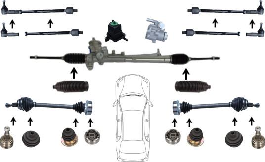 Maxgear MAX01K - Рулевое управление abcparts.ee