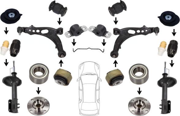 Maxgear MAX188 - Подвеска колеса abcparts.ee
