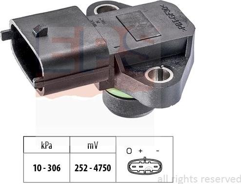 MDR EPS-1993 392 - Датчик давления воздуха, высотный корректор abcparts.ee