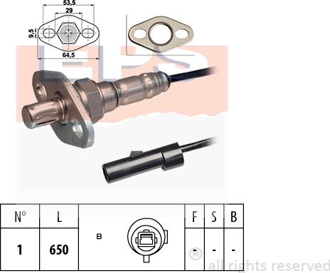 MDR EPS-1997 248 - Лямбда-зонд, датчик кислорода abcparts.ee