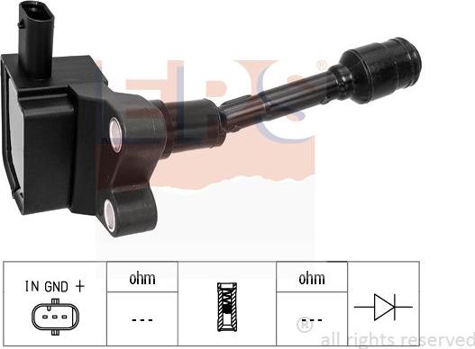 MDR EPS-1970 619 - Катушка зажигания abcparts.ee