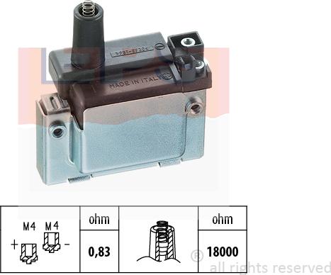MDR EPS-1970 214 - Катушка зажигания abcparts.ee