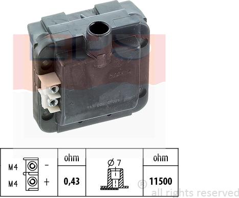 MDR EPS-1970 213 - Катушка зажигания abcparts.ee