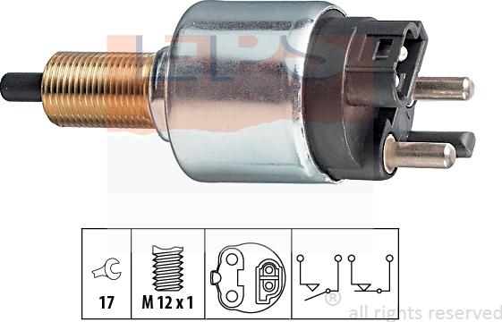 MDR EPS-1810 073 - Выключатель стоп сигнала / сцепления abcparts.ee