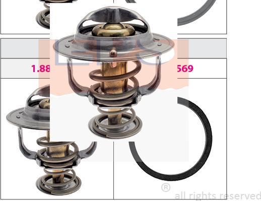 MDR EPS-1880 399 - Термостат охлаждающей жидкости / корпус abcparts.ee