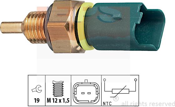 MDR EPS-1830 276 - Датчик температуры ОЖ, охлаждающей жидкости abcparts.ee