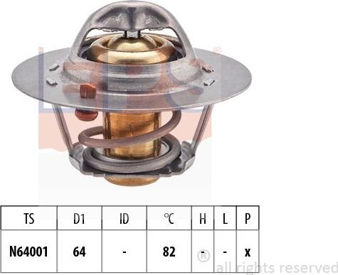 MDR EPS-1879 992S - Термостат охлаждающей жидкости / корпус abcparts.ee