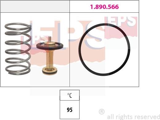 MDR EPS-1879 957 - Термостат охлаждающей жидкости / корпус abcparts.ee