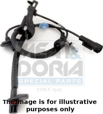 Meat & Doria 90619E - ABS датчик, частота вращения колеса abcparts.ee