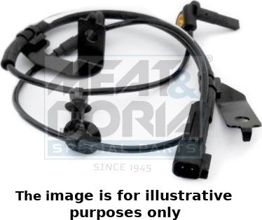 Meat & Doria 90616E - ABS датчик, частота вращения колеса abcparts.ee