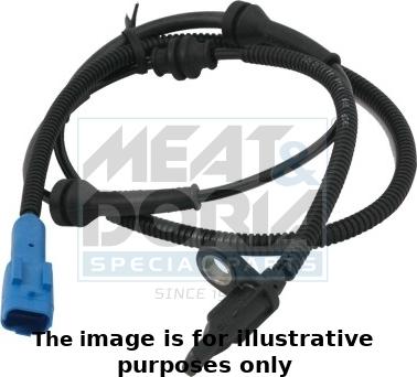 Meat & Doria 90151E - ABS датчик, частота вращения колеса abcparts.ee